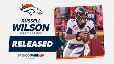 Broncos announce they will release quarterback Russell Wilson