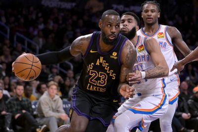Thunder at Lakers Free Live Stream: Time, TV Channel, How to Watch, Odds