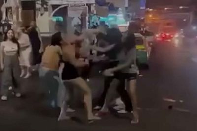 Mass brawl on Sukhumvit 11