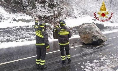 Extreme weather in Italy and France brings avalanches, floods and landslides