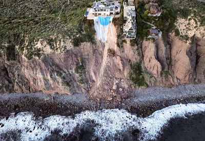 On the brink: California’s luxe clifftop mansions in peril after record rain