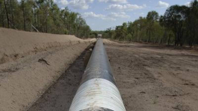 Underground pipeline gas leak, fire triggers probe