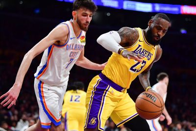 PHOTOS: Best images from Thunder’s 116-104 loss to Lakers