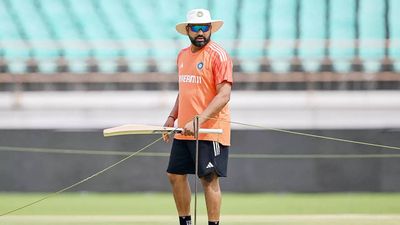 WATCH: Rohit Sharma arrives for Dharamsala Test in a chopper