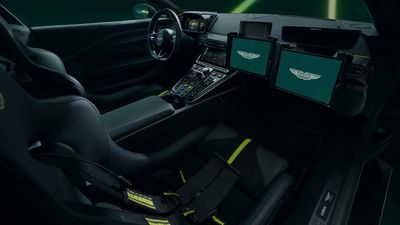 The New Aston Martin Vantage F1 Safety Car Has Many Buttons And Screens