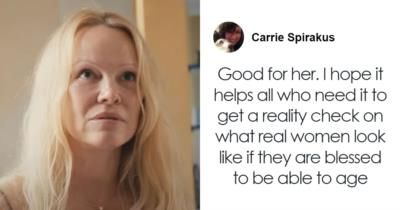 Pamela Anderson's Transition To Natural Beauty Routine…