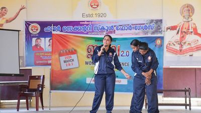Teaching women, children self-defence techniques
