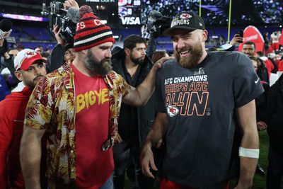 The Chiefs had a perfect way of honoring Jason Kelce retiring even though he never played for them