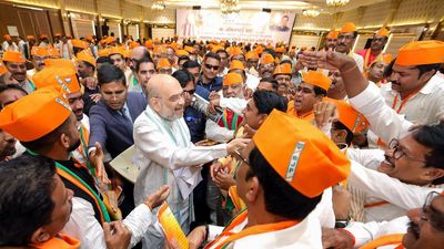 At Sambhajinagar rally, Amit Shah lashes out at the dynastic ambitions of INDIA alliance parties