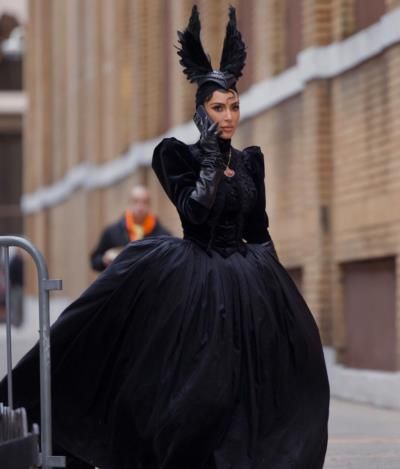 Kim Kardashian Radiates Elegance In Stunning Black Costume Photoshoot