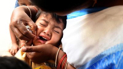 1.7 lakh children vaccinated with polio drops on Day 3