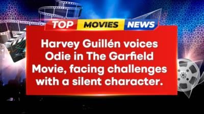 Harvey Guillén Takes On Silent Challenge In The Garfield Movie