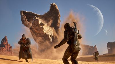 Dune Awakening will let you choose between the Harkonnen and Arrakis factions, plus a third that will arrive after launch