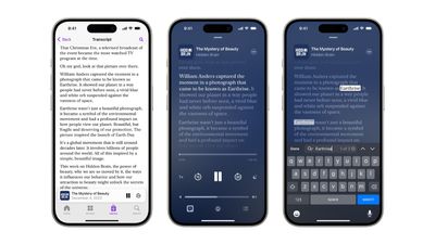 Transcripts for Apple Podcasts is now available — read your favorite shows as you listen in iOS 17.4