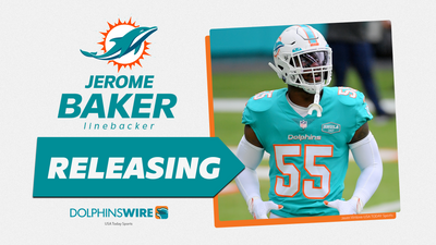 Dolphins releasing LB Jerome Baker