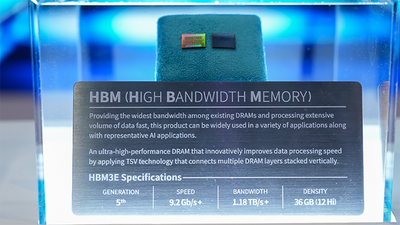 'Sold out': Samsung archrival sells out of precious HBM cargo but is mum on who the biggest client was — Nvidia and AMD can't get enough high bandwidth memory chips but is there someone else?