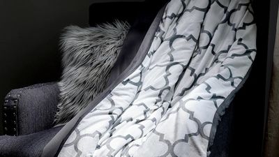 I'm an anxious sleeper, and the Luxome Weighted Blanket has been a hero product for helping me relax before bed