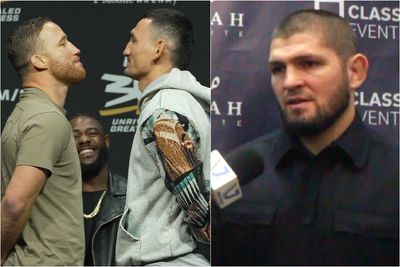 Video: Khabib Nurmagomedov is against Justin Gaethje vs. Max Holloway. Does he have a point?