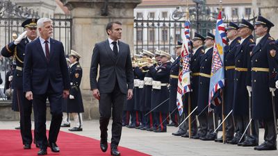 France's Macron urges allies not be 'cowardly' on Ukraine