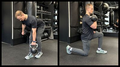 A trainer shares his favorite five-move kettlebell workout for building full-body functional strength at home