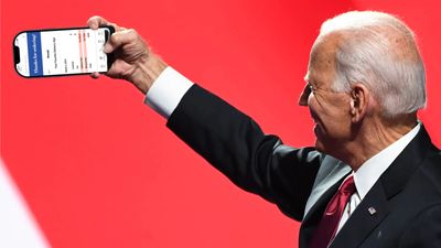 Joe Biden's bizarre iPhone design raises eyebrows