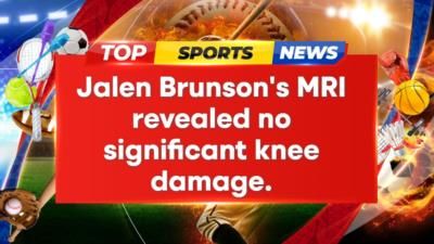 Jalen Brunson's MRI Shows Clean Results After Knee Injury Scare
