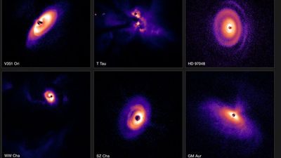 Stunning images from Very Large Telescope capture unique views of planet formation