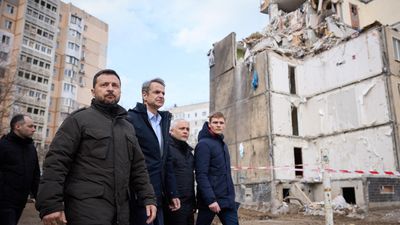 Ukraine's Odesa rocked by deadly blast during visit by Zelensky and Greek PM