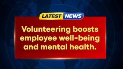 Study Finds Volunteering Boosts Employee Well-Being