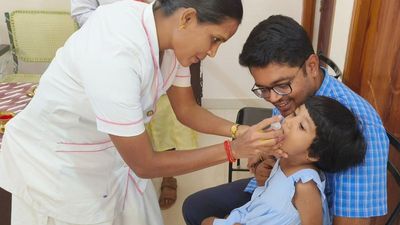 Telangana surpasses pulse polio immunisation target, vaccinates 40.77 lakh children in four days