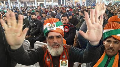 Jammu & Kashmir: Hundreds throng Srinagar's Bakshi stadium to attend PM Modi's rally during his Kashmir visit