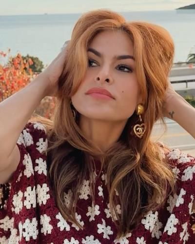Eva Mendes Shines In Golden Glamour With Stunning Blond Hair