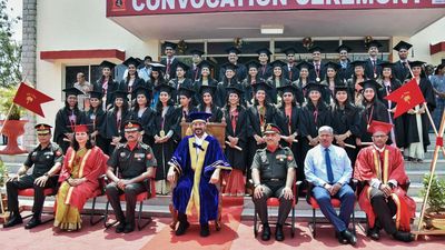 Revanth Reddy applauds ACDS graduates at convocation ceremony
