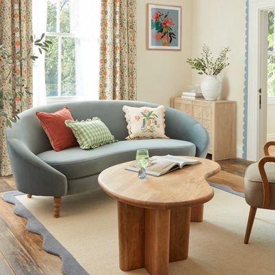 Dunelm's new curved sofa looks designer – but is a fraction of the price of high-end alternatives