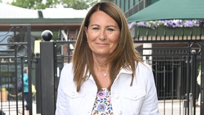 Carole Middleton's voluminous bob and spring-green shirt dress is a glamorous combination we’re still thinking about
