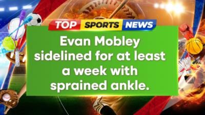 Cavaliers' Evan Mobley To Miss One Week With Ankle Sprain