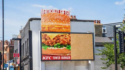 KFC reaches new heights in towering billboard ad