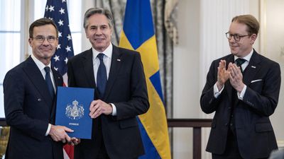 Sweden officially joins NATO, prime minister declares it a 'safer country'