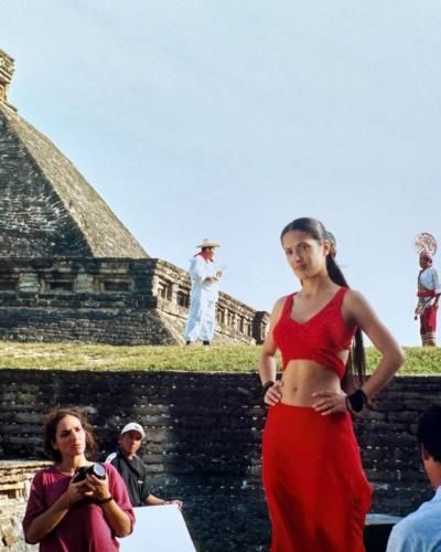 Salma Hayek Radiates Elegance In Striking Red Ensemble