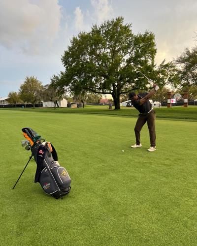 CC Sabathia's Impressive Golf Swing Captured In Action