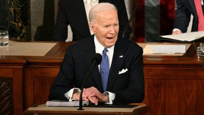 Biden attacks Trump, defends democracy in fiery State of the Union address