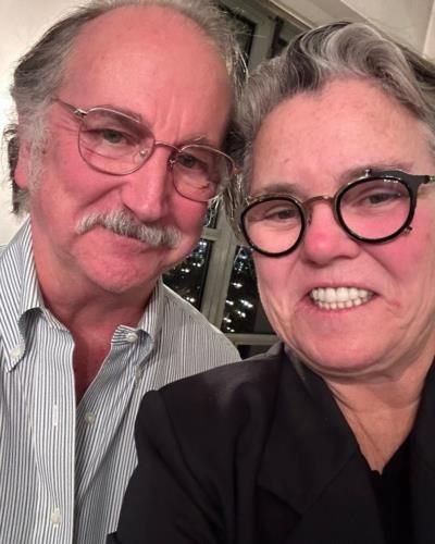 Rosie O'donnell's Joyful Selfie With Mark Linn-Baker