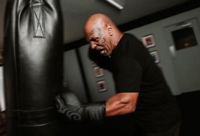 Mike Tyson's Intense Training: Power And Dedication In Action