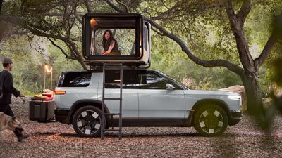 The New Rivian R2 Gets A Kitchen And A Rooftop Tent