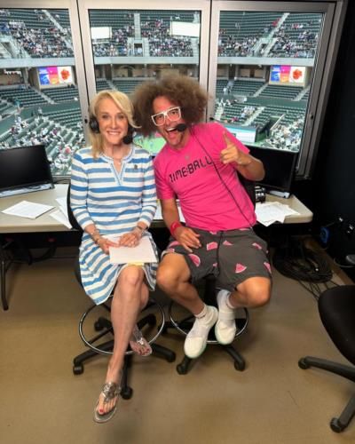 Tracy Austin And Redfoo: Sporting Elegance Meets Musical Flair
