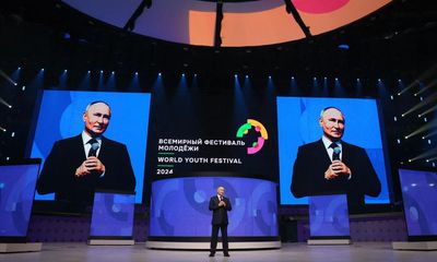 From patriotic films to youth festivals: the £1bn push to get vote out for Putin