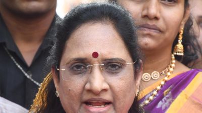 Vasireddy Padma quits as A.P. women’s commission chief to campaign for Chief Minister Jagan
