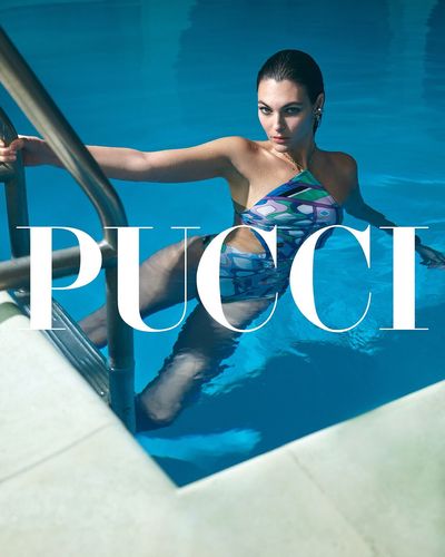 Vittoria Ceretti Models Pucci's Very Vivara Capsule Collection in the Fashion House's New Campaign