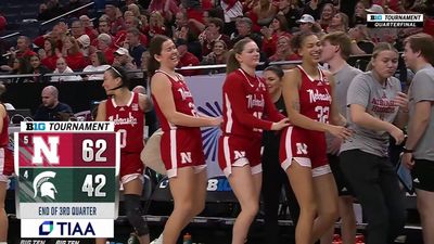 Nebraska broke out a celebratory conga line (in the 3rd quarter!) during a blowout win over Michigan State