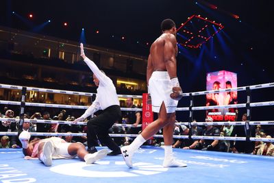 Anthony Joshua def. Francis Ngannou at Knockout Chaos: Best photos from Riyadh